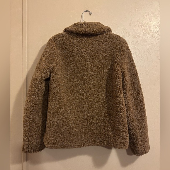 Boden women’s faux fur Teddy Jacket sz 6 - Picture 2 of 4